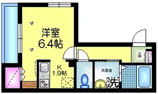 La Riva 北千住【4階】の間取り