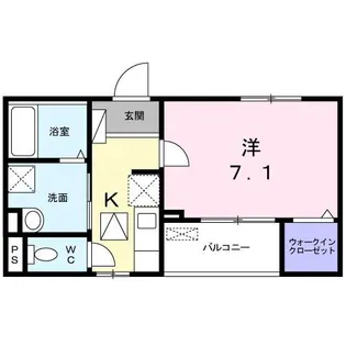 パラッツォ プリート【1階】の間取り