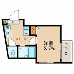 Soleil 1010【4階】の間取り