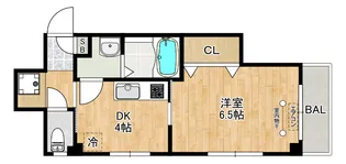山一青木ステーツ【3階】の間取り