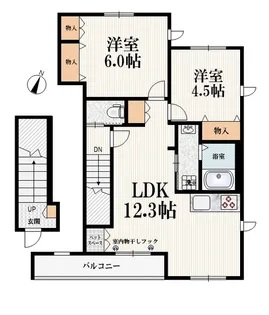 カーサ ハルモ【2階】の間取り