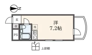共栄ハイツ【3階】の間取り