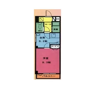 リバティおひつじ座【1階】の間取り