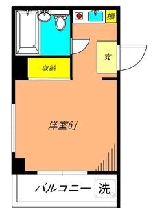 サンハイツ洗足【2階】の間取り