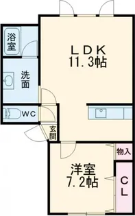 chouchou(シュシュ)【2階】の間取り