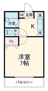フィリシティー【1階】の間取り
