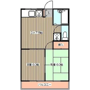 エクラン【2階】の間取り