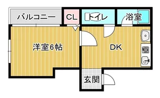 コスモコーポ【2階】の間取り