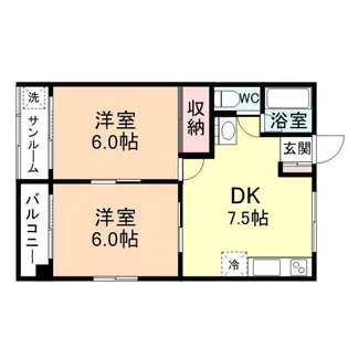 グリーンヴィレッジFugo【3階】の間取り