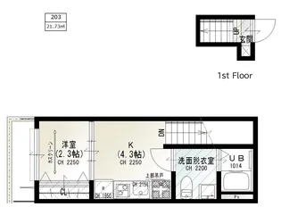 ソルナクレイシア荻窪IVの間取り