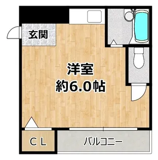 プレアール千舟【1階】の間取り