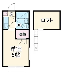 ウエストヴュー【2階】の間取り