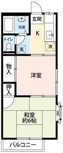 ファミーユ今井【1階】の間取り