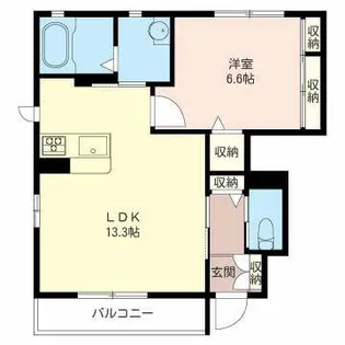 フェリーチェ B【1階】の間取り