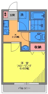 マピエス馬込【2階】の間取り