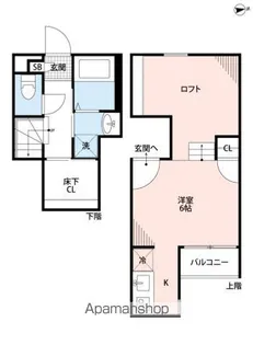CB鳥栖ヴェールニル【2階】の間取り