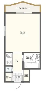 ジョイフル六甲南【4階】の間取り
