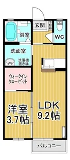 グレースヒルB【2階】の間取り