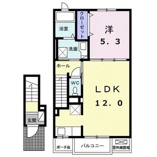 プリトヴィツェ【2階】の間取り