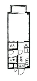 野村マンション【2階】の間取り