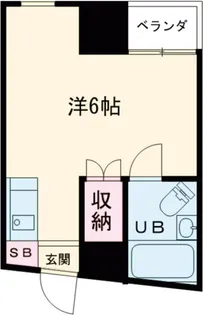 スリーエスビル【2階】の間取り