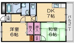 山口マンション【1階】の間取り