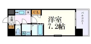 UURコート名古屋名駅【9階】の間取り