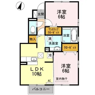 メゾントロワ【1階】の間取り