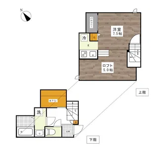 ADC島崎グランソレイユ【1階】の間取り