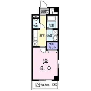 ジェン・ルー【1階】の間取り