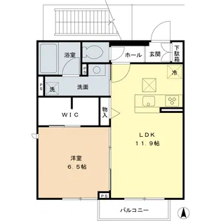 ShaMaison小松台【2階】の間取り