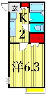 サンベルク【2階】の間取り