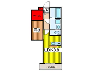 f‐cubeIV【1階】の間取り