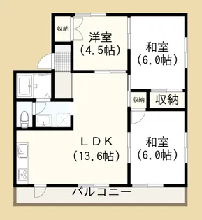 シェーンドルフ【1階】の間取り