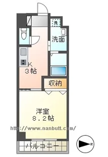 フルリール松浦Ⅱ【6階】の間取り