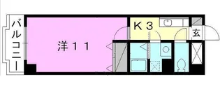 メゾン・ラセーヌ【4階】の間取り