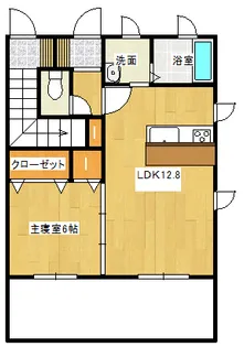 シャーメゾンナトゥール【1階】の間取り