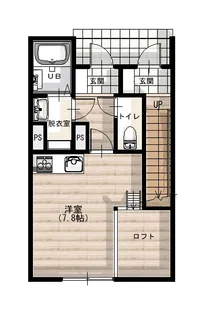 アミトラ【1階】の間取り