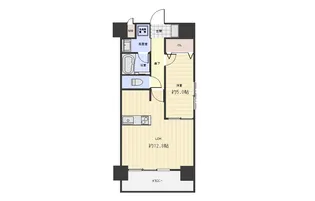 いよてつロフティ立花【10階】の間取り