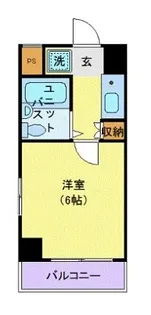 プラーズ新丸子【4階】の間取り