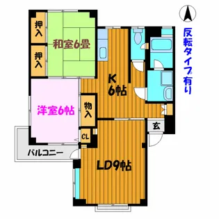 福島県郡山市並木2【アパート】の間取り