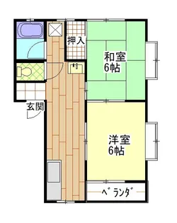 駅前コンフォルト【1階】の間取り