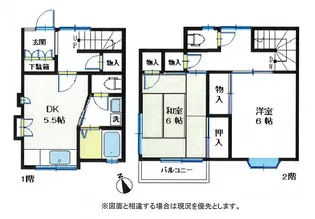 カーサフロール【1階】の間取り