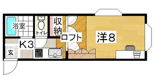 セジュール小松島【1階】の間取り