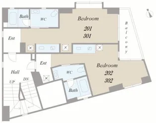 Grande Bene【2階】の間取り