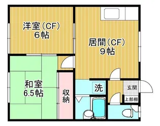 コーポAO【2階】の間取り