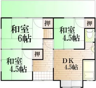 岡山県岡山市中区赤田【一戸建】の間取り