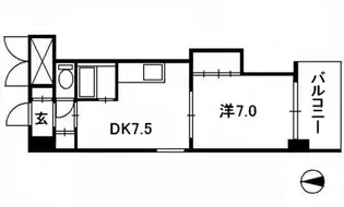 ミッションデルタ【7階】の間取り