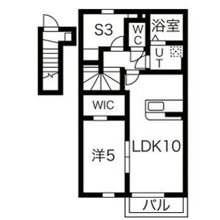 East Village I棟【2階】の間取り