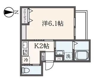 レジェンド・スクエア横濱-二俣川【2階】の間取り